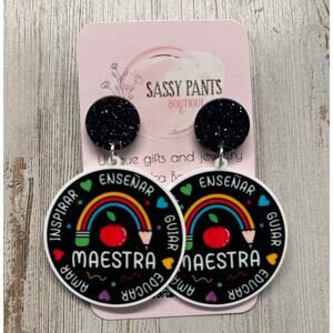 Teacher Educator Maestra Earrings New